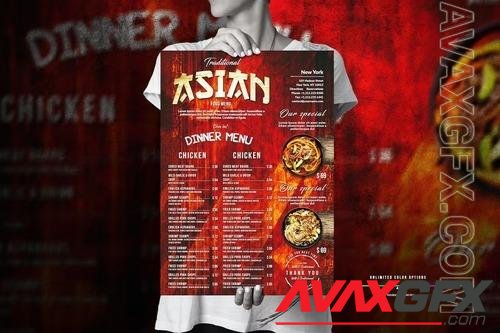 Food Menu Big Poster Design C6PWXMF