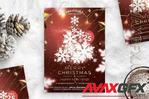 Simple Christmas Flyer Template ED9GENP