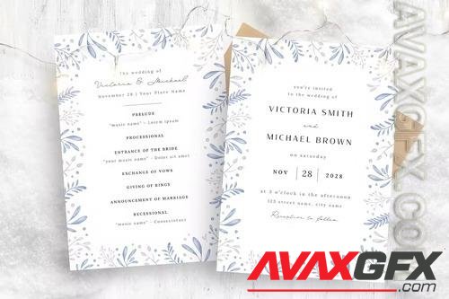 Winter Wedding Invitation Card NC9VMFC