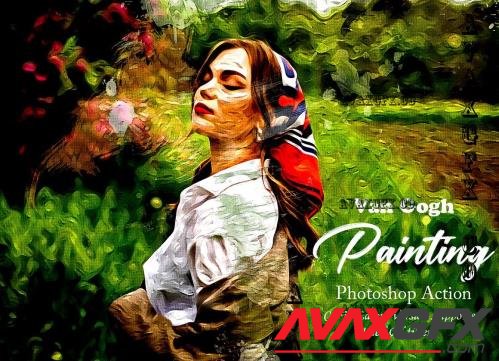 Van Gogh Painting Photoshop Action - 10287707