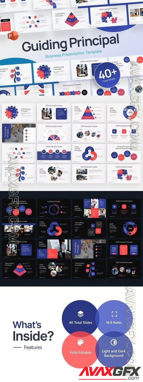 Guiding Principal Professional PowerPoint Template