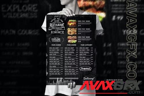 Food Menu Big Poster Design