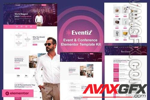 ThemeForest - Eventiz - Event & Conference Elementor Pro Template Kit/39471366