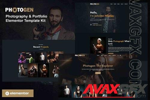 ThemeForest - Photogen - Photography & Portfolio Elementor Template Kit/39717643