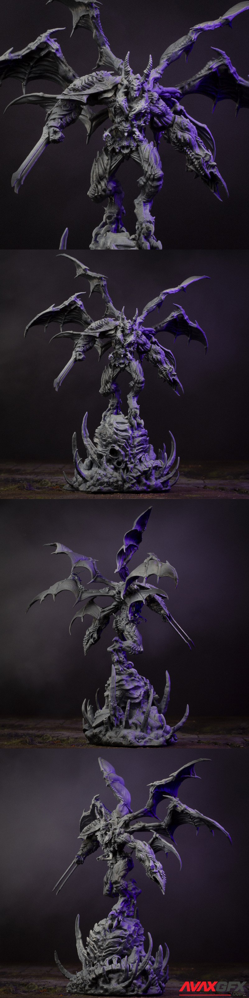 Bestiarum Miniatures - Skragoth Overlord - 3D Print Model