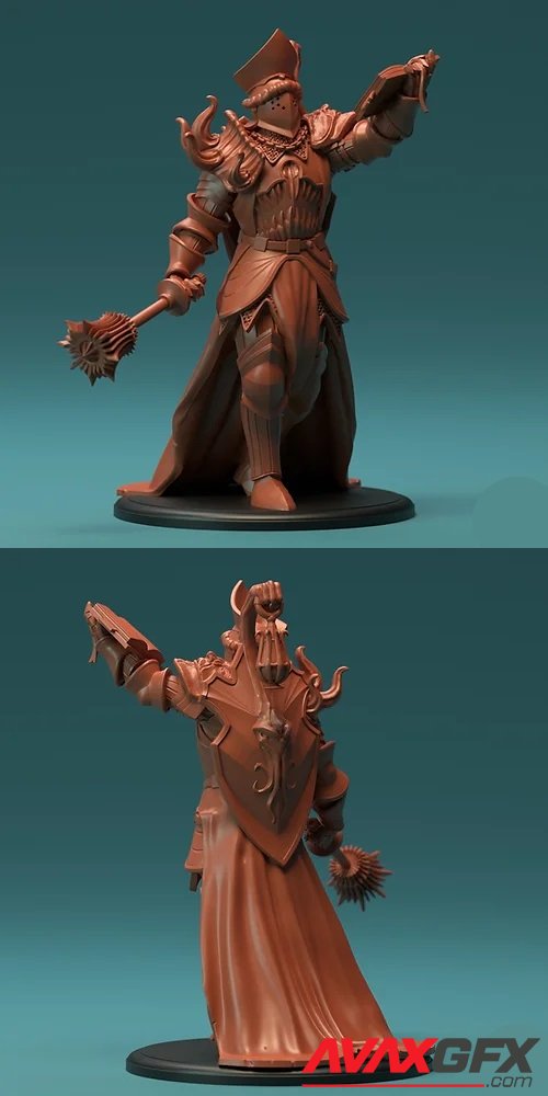 Gwidrou Laragua - Inquisitor of the Ordo Nodens - 3D Print Model