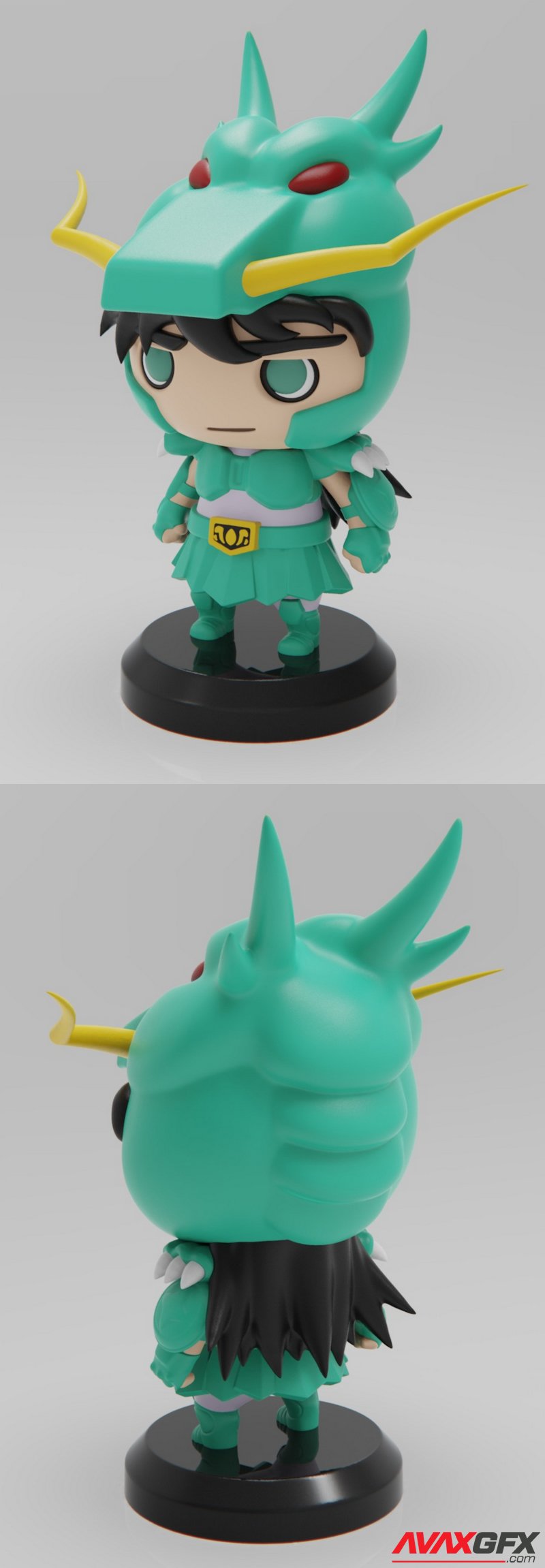 PlaKit - Mini Dragon Shiryu - Zodiac Knights