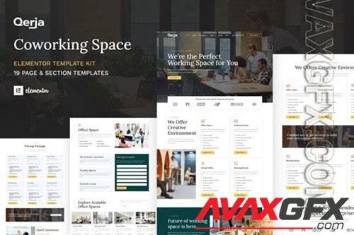 ThemeForest - Qerja - Coworking Space WordPress Elementor Template Kit/40125268