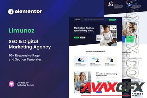 ThemeForest - Limunoz - Digital Marketing & SEO Agency Elementor Template Kit/40088580