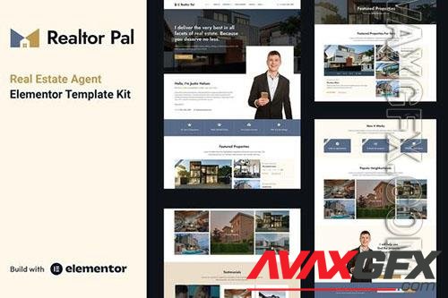 ThemeForest - Realtor Pal - Real Estate Agent Elementor Pro Template Kit/40207166