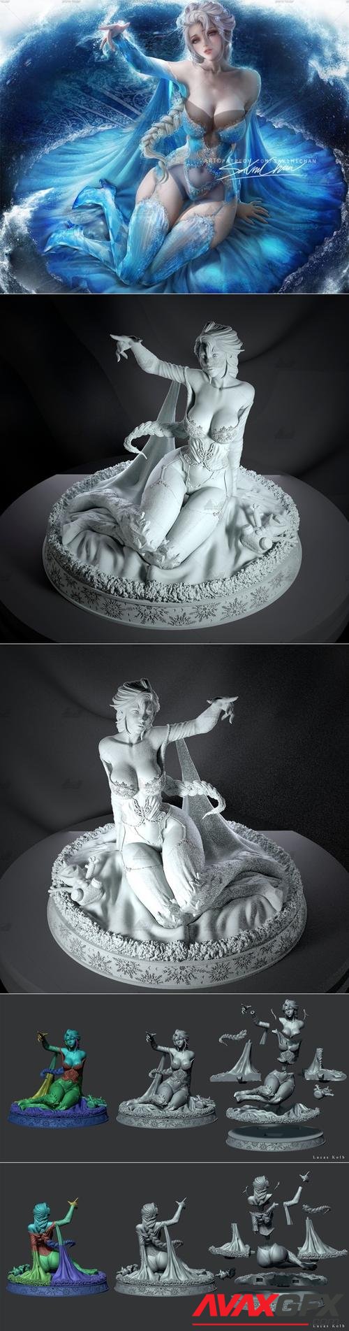 Frozen Elsa – 3D Print