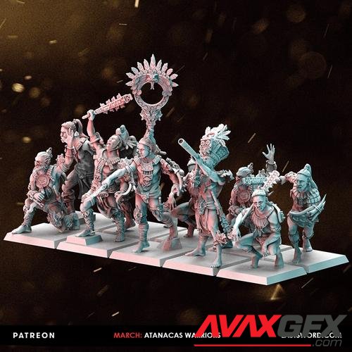 Last Sword Miniatures - Atanakas Warriors – 3D Print