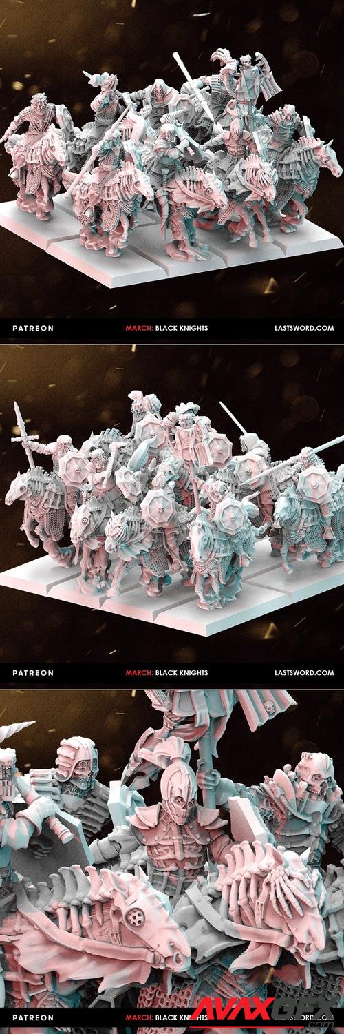 Last Sword Miniatures - Black Knights – 3D Print