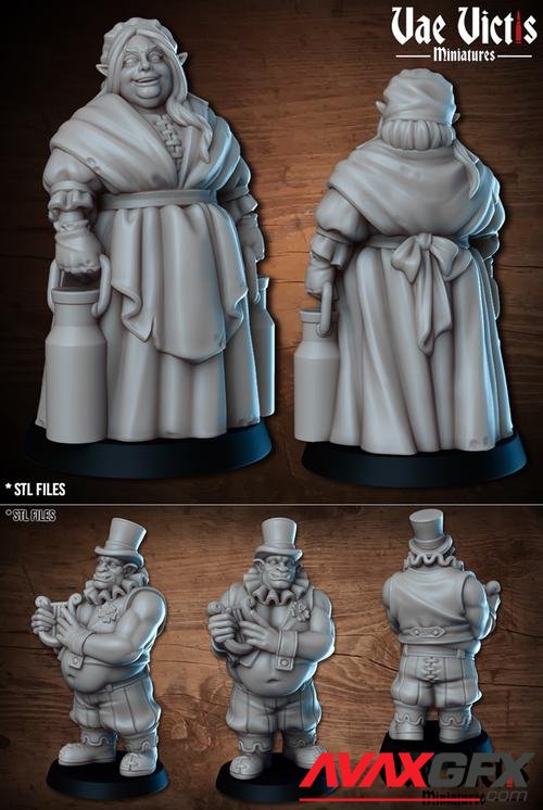 Vae Victis Miniatures - Elf Milk and Ogre Lyra – 3D Print