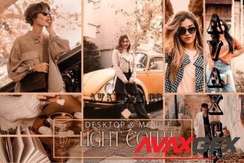 12 Light Coffee Lightroom Presets,Bright