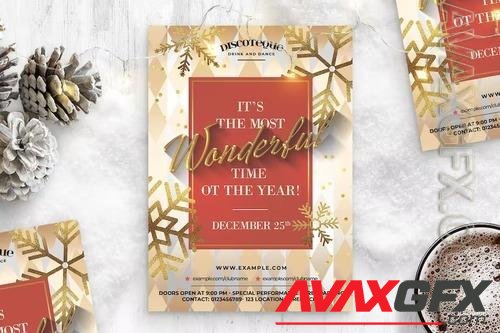 Festive Christmas Flyer Template XQ8GSBH