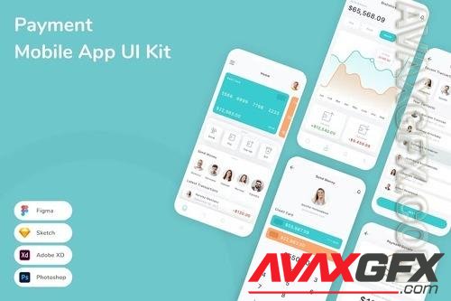 Payment Mobile App UI Kit 3MRWEC3