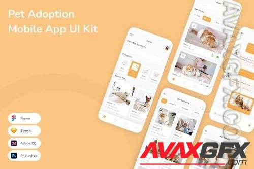 Pet Adoption Mobile App UI Kit 69YJ573