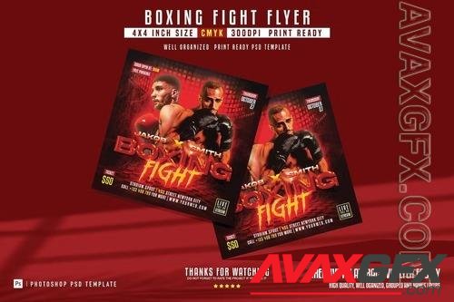 Boxing Fight Flyer 8DNP77W