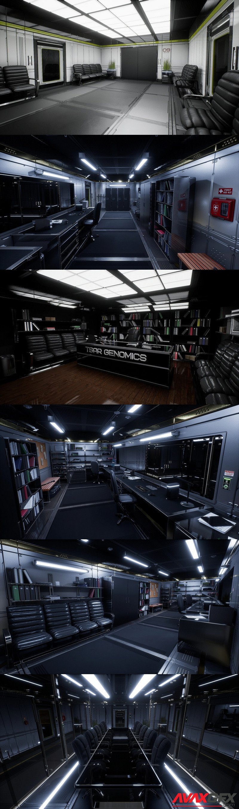 Modular Sci Fi Office