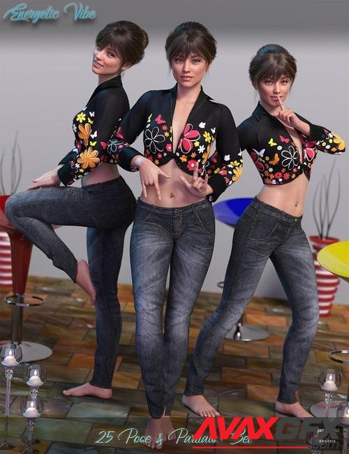 IM Energetic Vibe Poses for Genesis 8 Females