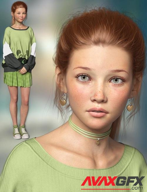 P3D Fabienne HD for Genesis 8.1 Female