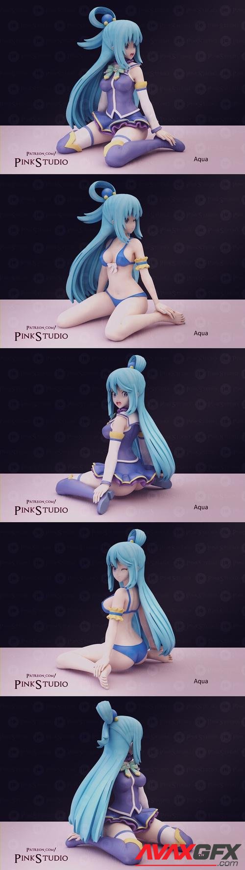 Konosuba - Aqua – 3D Print