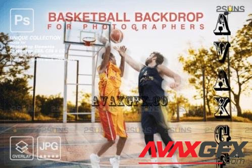 Basketball Digital Backdrop V05 - 10296332