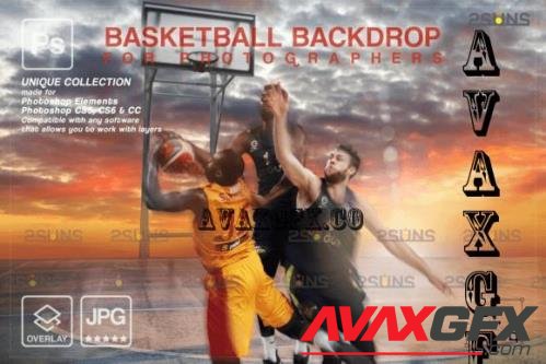 Basketball Digital Backdrop V06 - 10296336