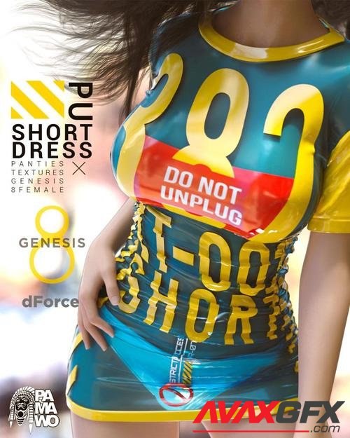 PU dForce Short Dress for G8F