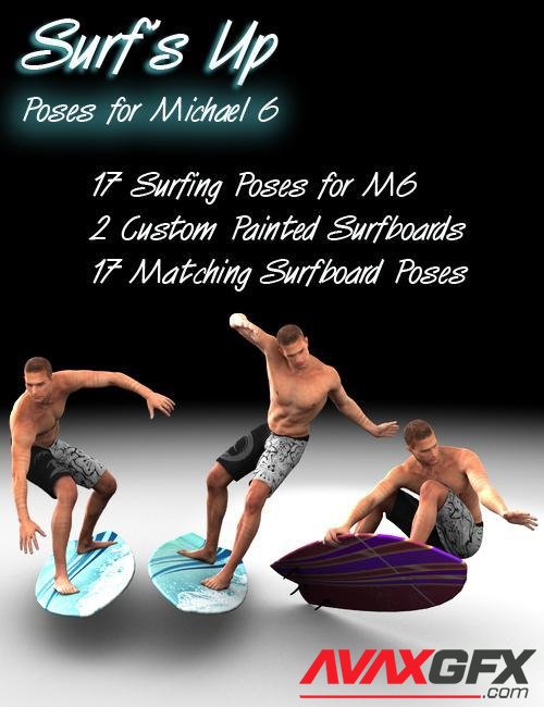 Surf's Up Poses for Michael 6