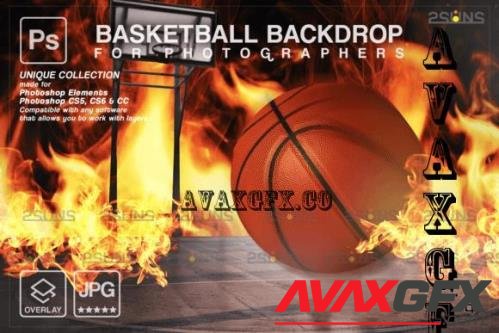 Basketball Digital Backdrop V21 - 10296369