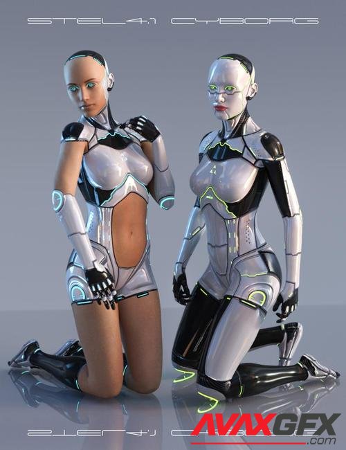 STEL4 Cyborg for Genesis 8.1 Females