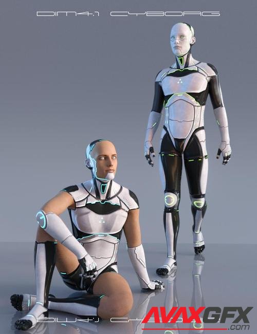 DIM4 Cyborg for Genesis 8.1 Males