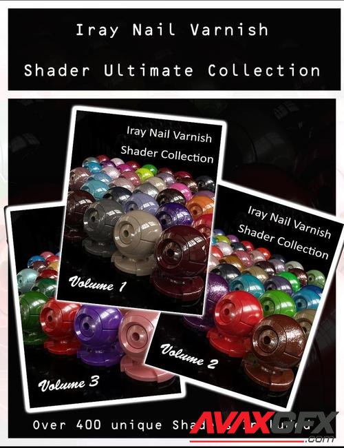 Iray Nail Varnish Shaders Ultimate Collection