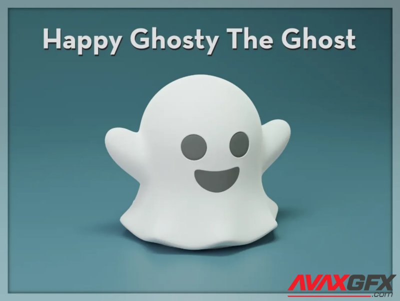 Happy Ghosty The Ghost