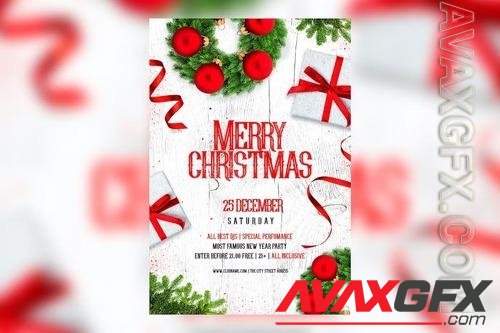 Merry Christmas Flyer 3WUZAFC