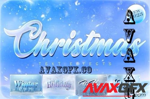 Christmas Text Effects - 95KVZD2