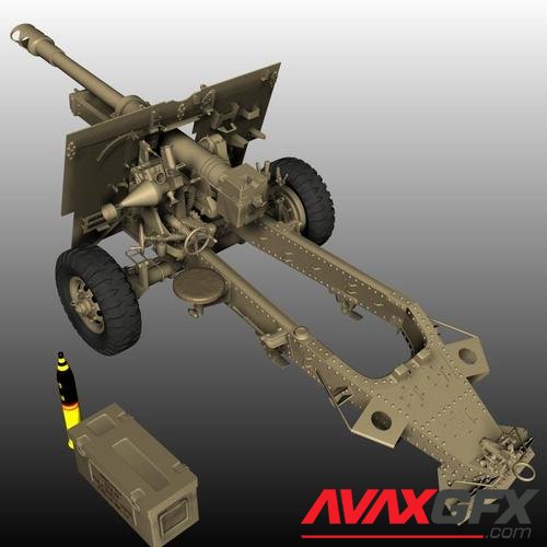 HOWITZER 25 PDR BUNDLE ( for Poser )