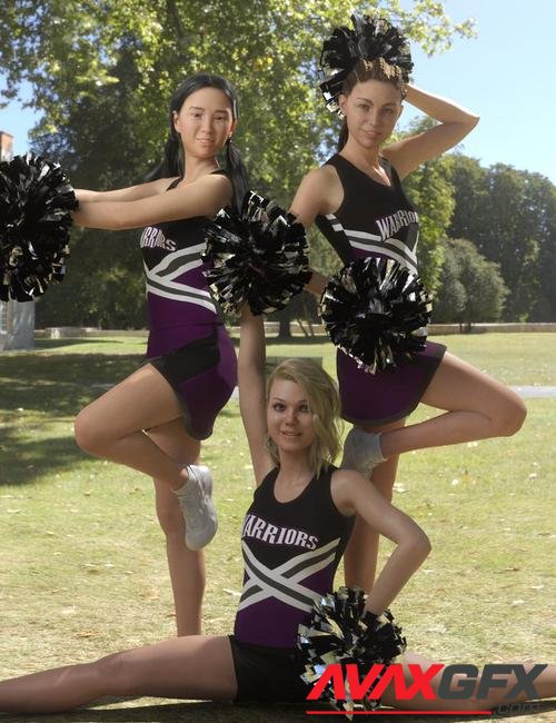 Cheer Poses for Teen Jane 8