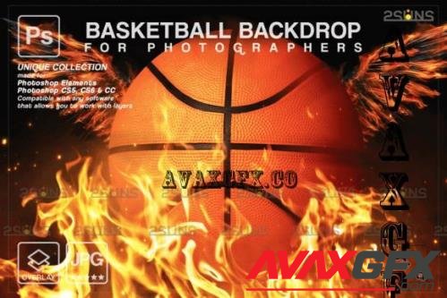 Basketball Digital Backdrop V28 - 10296389