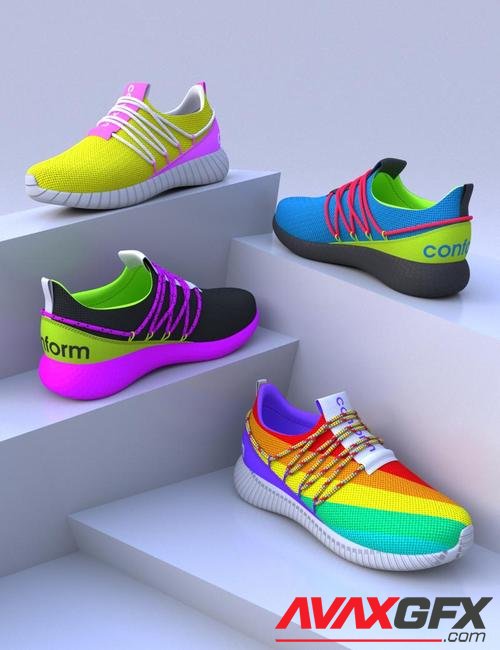 HL Conform Sneakers for Genesis 8 and 8.1 Females