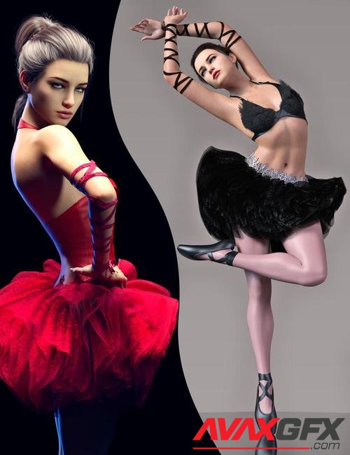 Z Ballerina Beauty Shape and Pose Mega Set Genesis 8 and 8.1