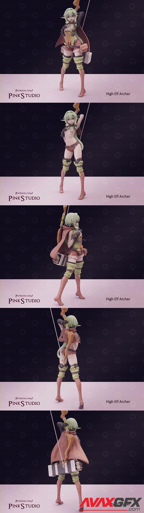 High Elf Archer – 3D Print