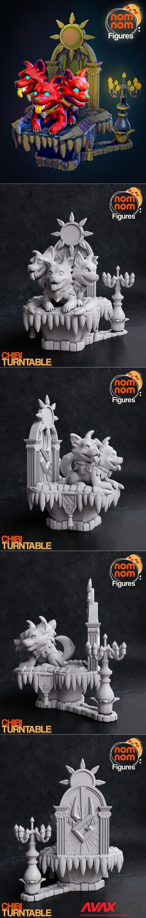 Chibi Cerberus NomNom – 3D Print