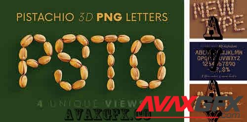 The Pistachio - 3D Lettering - 7824348