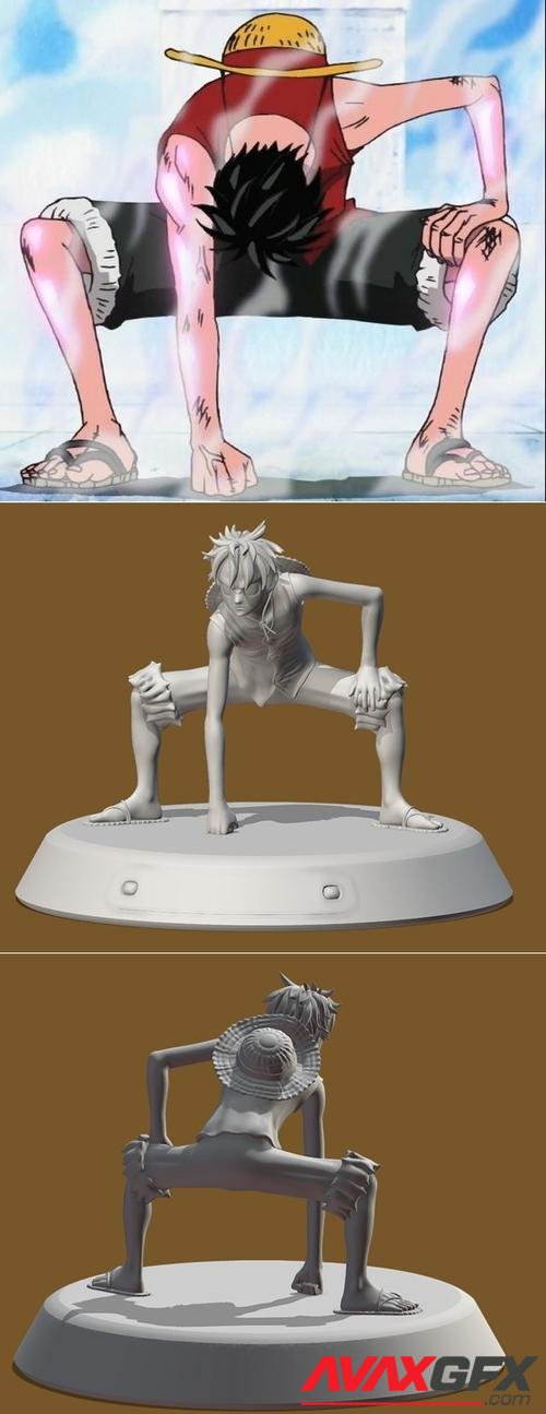 Luffy Gear 2 – 3D Print