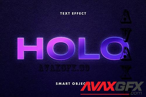 Holographic Gradient Text Effect - 10295094