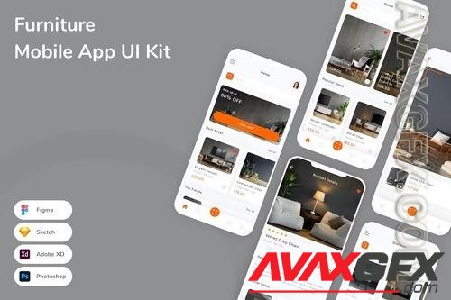 Furniture Mobile App UI Kit UPZUKTS