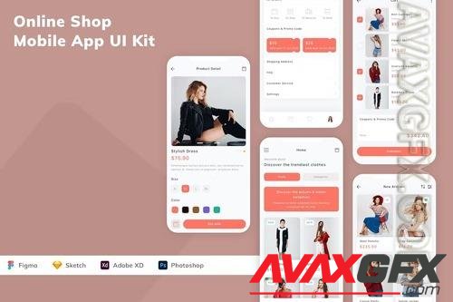 Online Shop Mobile App UI Kit JGAZ5PH